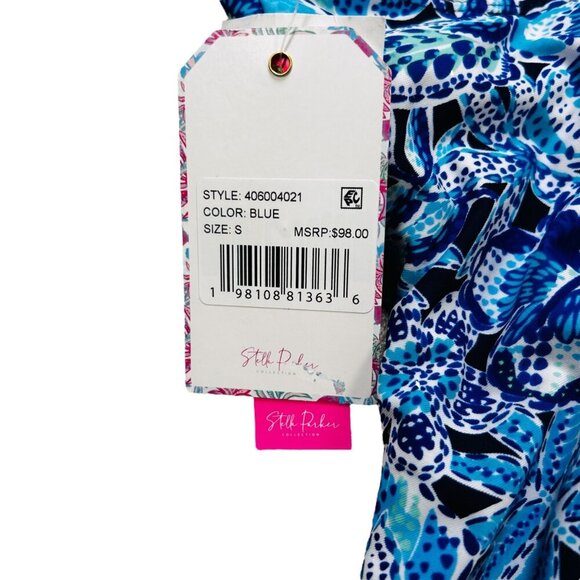 Stella Parker Small Tankini Swim Suit Floral Tropical Shapewear - Picture 3 of 7